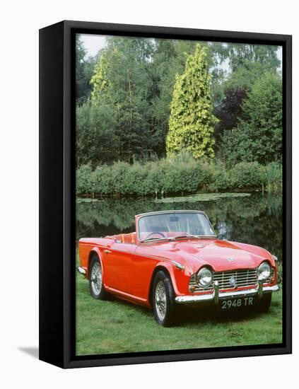 1964 Triumph TR4-null-Framed Stretched Canvas