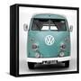 1964 VW Kombi Camper-null-Framed Stretched Canvas