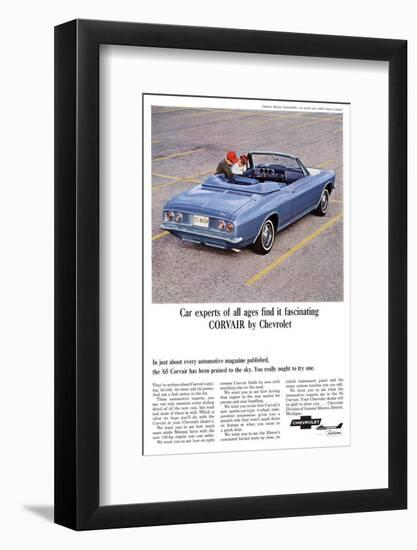 1965 GM Chevy Covair Praised-null-Framed Art Print