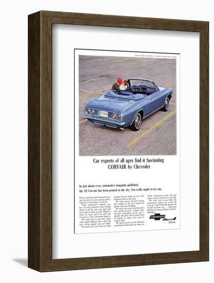 1965 GM Chevy Covair Praised-null-Framed Art Print