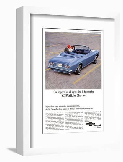 1965 GM Chevy Covair Praised-null-Framed Art Print