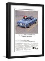 1965 GM Chevy Covair Praised-null-Framed Art Print