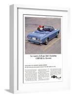 1965 GM Chevy Covair Praised-null-Framed Art Print