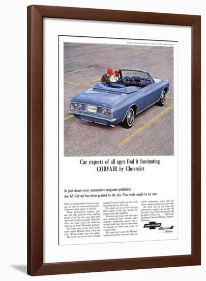 1965 GM Chevy Covair Praised-null-Framed Art Print