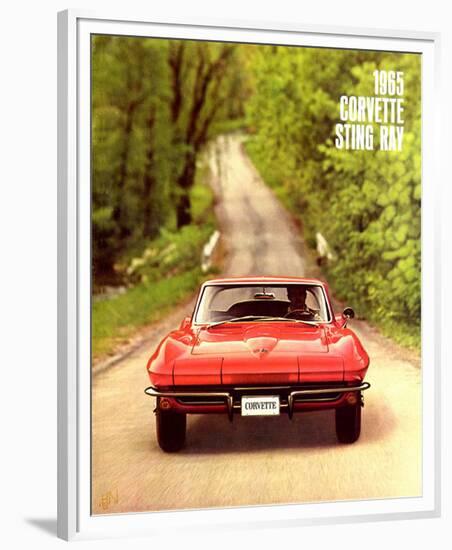 1965 GM Corvette Sting Ray-null-Framed Premium Giclee Print