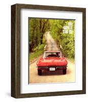 1965 GM Corvette Sting Ray-null-Framed Art Print