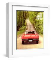 1965 GM Corvette Sting Ray-null-Framed Art Print