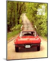 1965 GM Corvette Sting Ray-null-Mounted Art Print