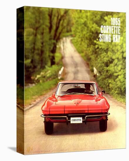1965 GM Corvette Sting Ray-null-Stretched Canvas