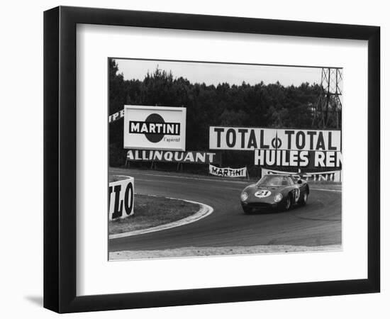 1965 Le Mans winning Ferrari 250 LM of Jochen Rindt and Masten Gregory-null-Framed Photographic Print