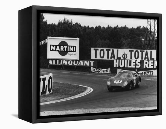 1965 Le Mans winning Ferrari 250 LM of Jochen Rindt and Masten Gregory-null-Framed Stretched Canvas