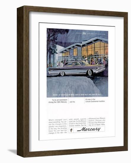 1965 Mercury - Act Nonchalant-null-Framed Art Print