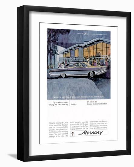 1965 Mercury - Act Nonchalant-null-Framed Art Print