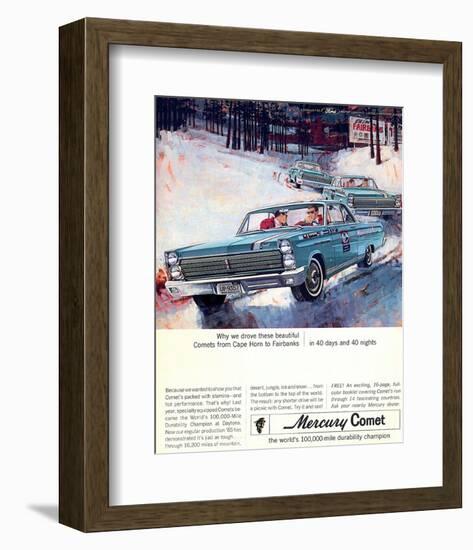 1965 Mercury Comets Fairbanks-null-Framed Art Print