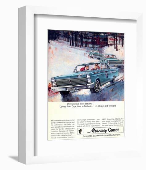 1965 Mercury Comets Fairbanks-null-Framed Art Print