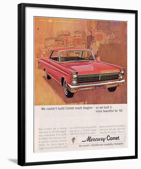 1965 Mercury More Beautiful-null-Framed Art Print