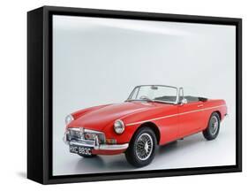 1965 MG B roadster-null-Framed Stretched Canvas