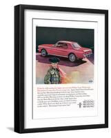 1965 Mustang-Agnes Not Herself-null-Framed Art Print