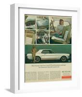 1965 Mustang-Luxury Interiors-null-Framed Art Print