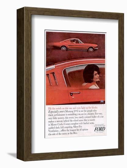 1965 Mustang-Total Performance-null-Framed Art Print