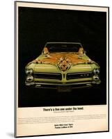 1965 Pontiac Gto Tiger Hood-null-Mounted Art Print