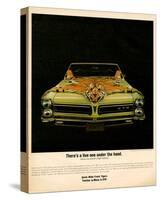 1965 Pontiac Gto Tiger Hood-null-Stretched Canvas