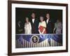 1965 Presidential Inauguration: the Lyndon Johnsons with Muriel and Hubert Humphrey-null-Framed Photo