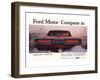 1965 Thunderbird Bird's Tail-null-Framed Art Print