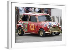 1966 Austin Mini Cooper S owned by Beatle George Harrison-null-Framed Photographic Print