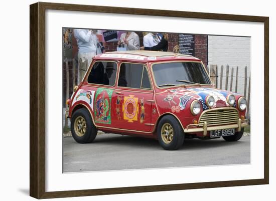 1966 Austin Mini Cooper S owned by Beatle George Harrison-null-Framed Photographic Print