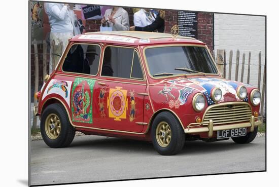 1966 Austin Mini Cooper S owned by Beatle George Harrison-null-Mounted Photographic Print