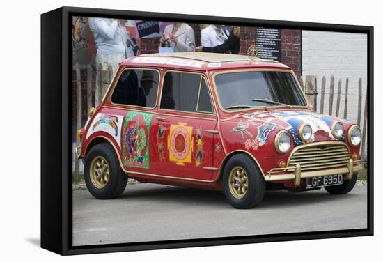 1966 Austin Mini Cooper S owned by Beatle George Harrison-null-Framed Stretched Canvas