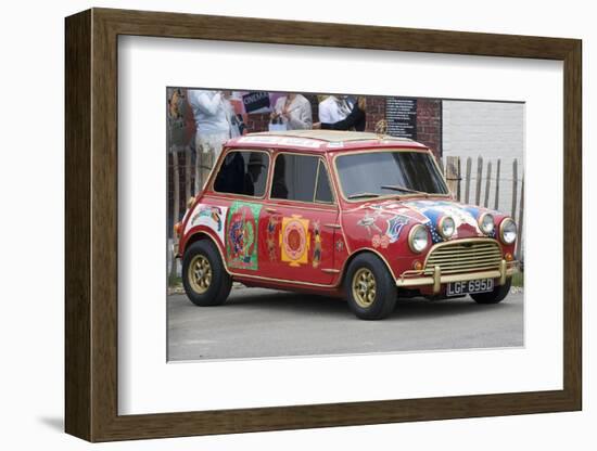 1966 Austin Mini Cooper S owned by Beatle George Harrison-null-Framed Photographic Print