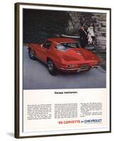 1966 Corvette Escape Mechanism-null-Framed Premium Giclee Print