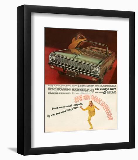 1966 Dodge Dart - Rebellion-null-Framed Art Print