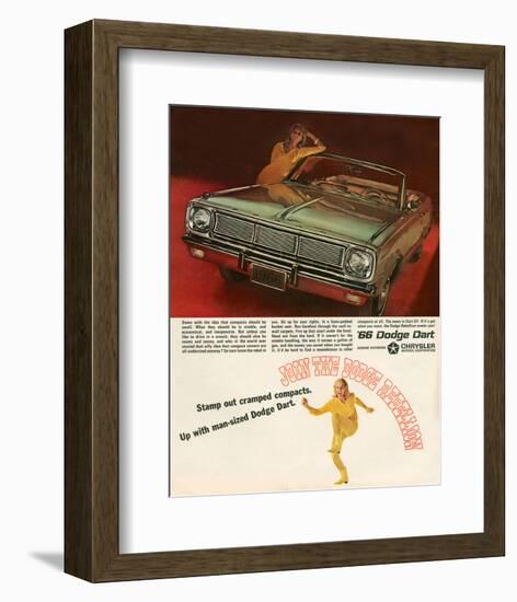 1966 Dodge Dart - Rebellion-null-Framed Art Print