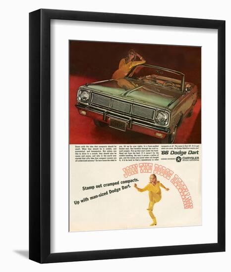 1966 Dodge Dart - Rebellion-null-Framed Art Print