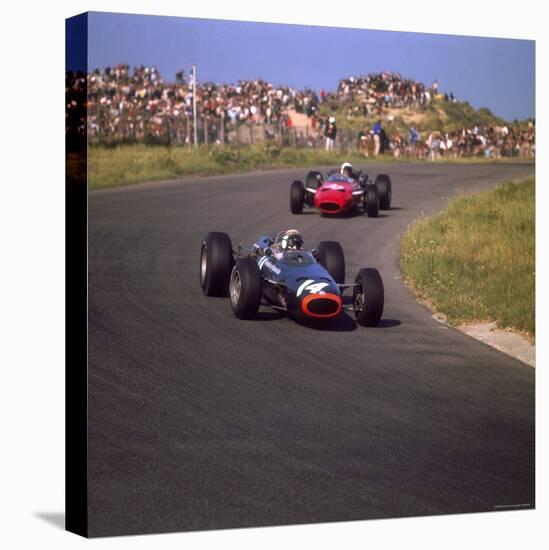 1966 Dutch Grand Prix, Jackie Stewart in BRM-null-Stretched Canvas
