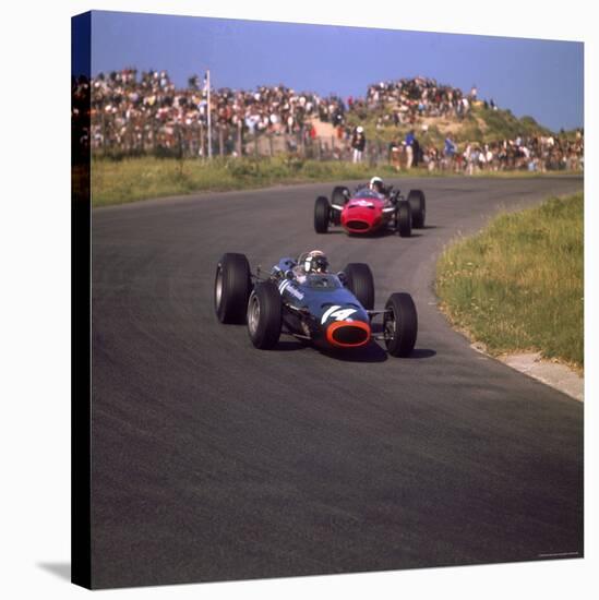 1966 Dutch Grand Prix, Jackie Stewart in BRM-null-Stretched Canvas