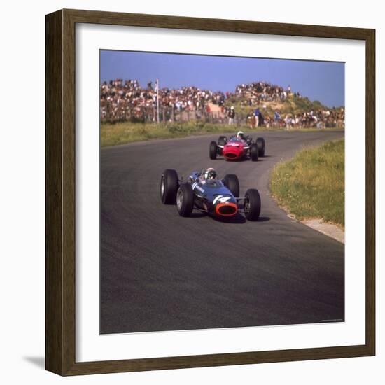 1966 Dutch Grand Prix, Jackie Stewart in BRM-null-Framed Photographic Print