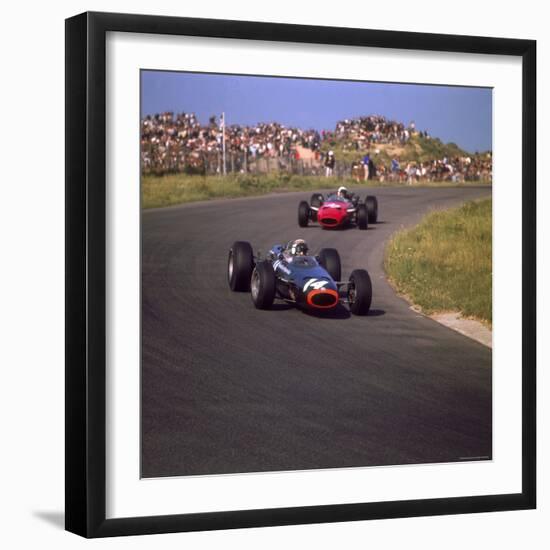 1966 Dutch Grand Prix, Jackie Stewart in BRM-null-Framed Photographic Print