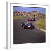 1966 Dutch Grand Prix, Jackie Stewart in BRM-null-Framed Photographic Print