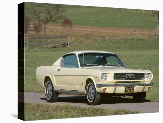 1966 Ford Mustang Fastback-null-Stretched Canvas