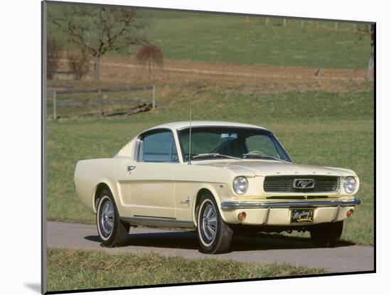 1966 Ford Mustang Fastback-null-Mounted Photographic Print