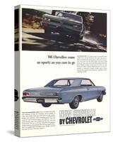 1966 GM Chevrolet Chevelles-null-Stretched Canvas