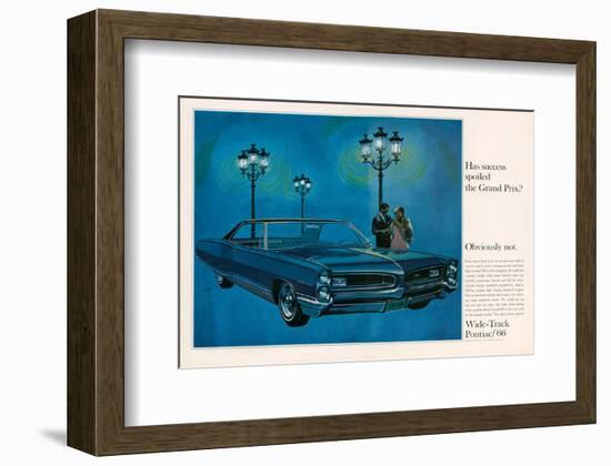 1966 GM Pontiac Grand Prix-null-Framed Art Print