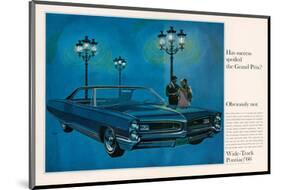 1966 GM Pontiac Grand Prix-null-Mounted Art Print