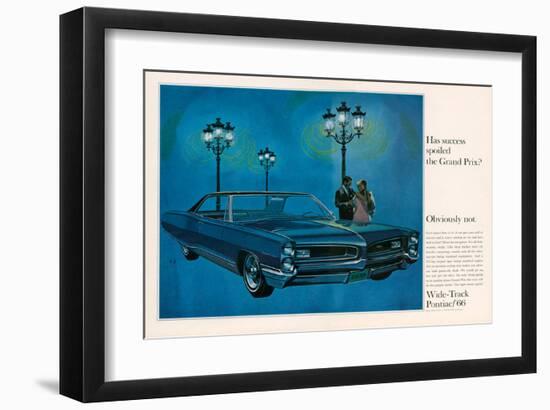 1966 GM Pontiac Grand Prix-null-Framed Art Print
