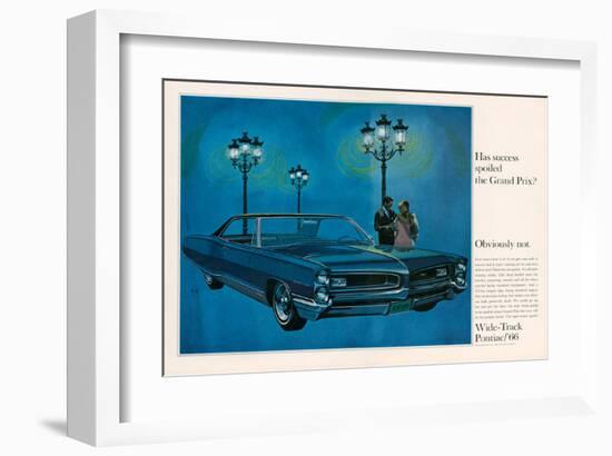 1966 GM Pontiac Grand Prix-null-Framed Art Print