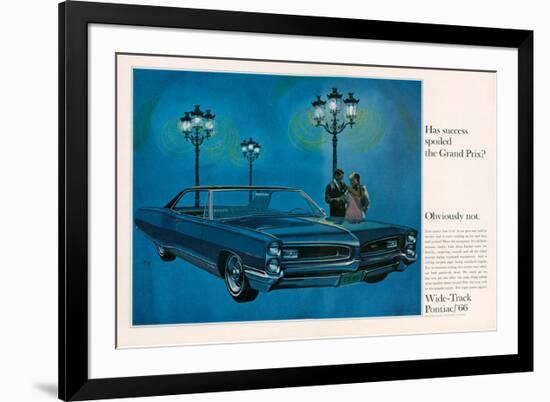 1966 GM Pontiac Grand Prix-null-Framed Art Print